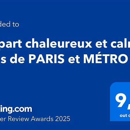 Appart Chaleureux Et Calme Pres De Paris Et Metro Аньєр-сюр-Сен Екстер'єр фото